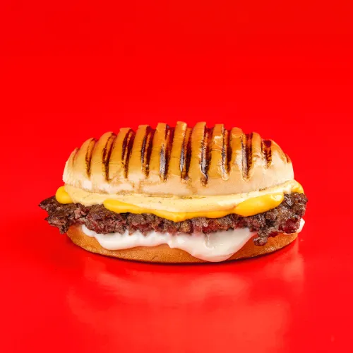Retro Flat Burger